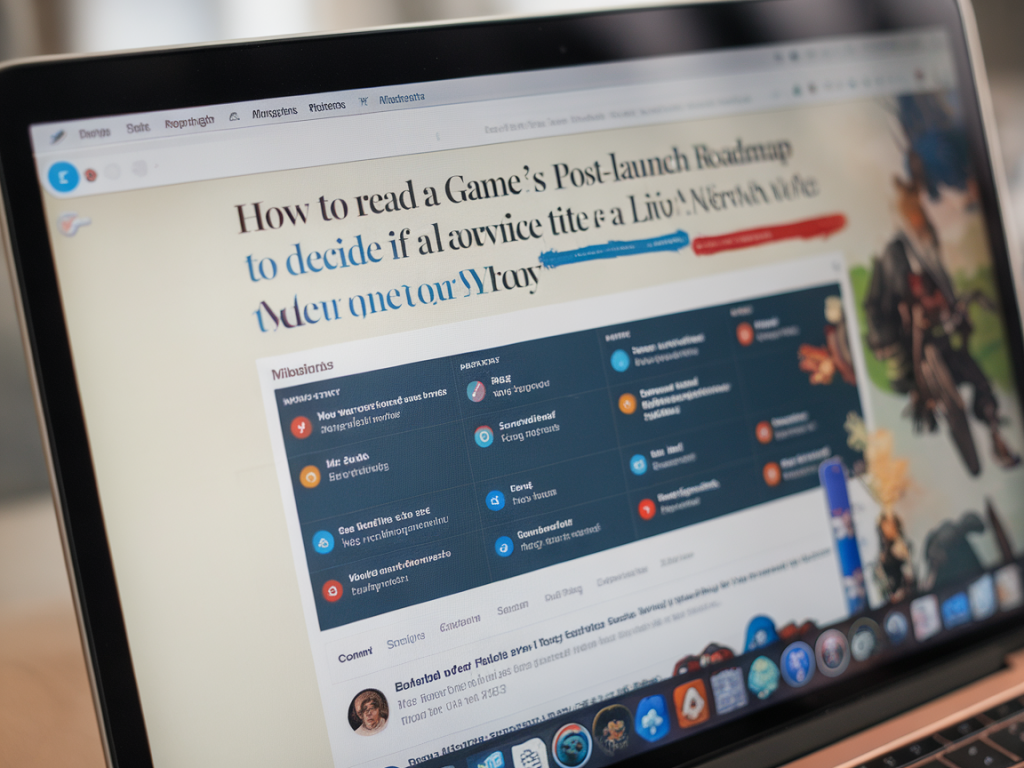 How to read a game's post-launch roadmap to decide if a live-service title is worth your money