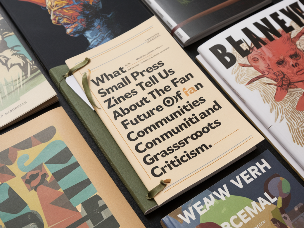 What small press zines tell us about the future of fan communities and grassroots criticism