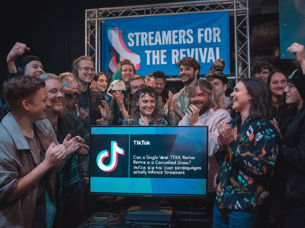 Can a single viral tiktok revive a cancelled show? how grassroots campaigns actually influence streamers