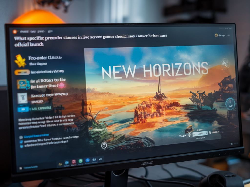 What specific preorder clauses in live-service games should make you hit cancel before launch