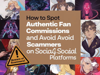 How to spot authentic fan art commissions and avoid scammers on social platforms